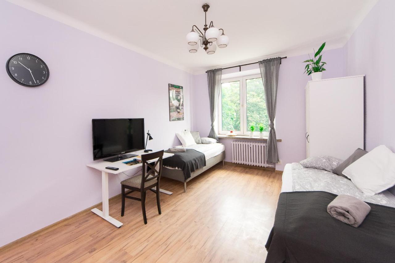 3-Bedroom Flat In City Center P4You Pl Krasków Exteriör bild